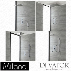 Milano SMLASMVL Arvo Chrome Thermostatic Shower System Spare Parts