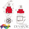 San Marco Dorman Tap Cartridge Diagram