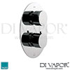 VADO Soho 1 Outlet 2 Handle Concealed Shower Spare Parts