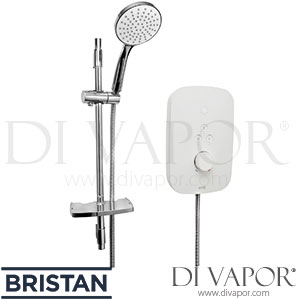 Bristan SOL85 W Solis Electric Shower 8.5kW - White - Spare Parts