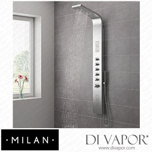 Milan SP003 Shower Tower Panel - Stainless Steel (Thermostatic) Spare Parts