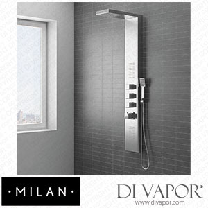 Milan SP004 Modern Stainless Steel Tower Shower Panel (Thermostatic) Spare Parts