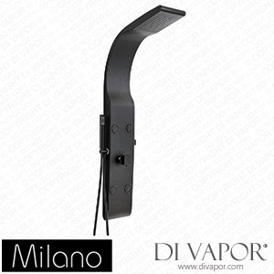 Milano SP1019BL Barton Modern Shower Tower Panel Black Spare Parts