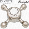 Burlington SP1622: Claremont Valve Handle 1 (Single) Nickel Finish for AF3S NKL & TF1S NKL & TF2F NKL