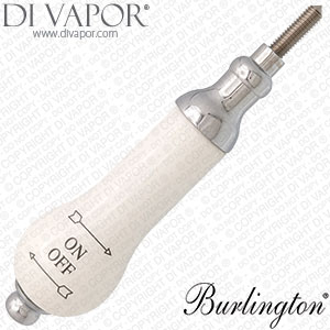 Burlington SP593: Bottom Lever (Including Thread) for Two Outlets Valves (On/Off Indices)