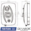 Triton SP8008ZFFTHM Diagram Parts