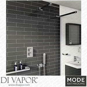 Mode Spa Square Thermostatic Twin Shower Valve with Diverter and Wall Shower Outlet Set - SPASET16 Spare Parts