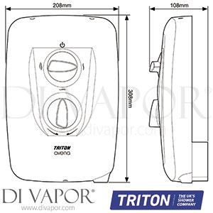 Triton SPAVENA9 Avena 9.5kW Electric Shower Spare Parts