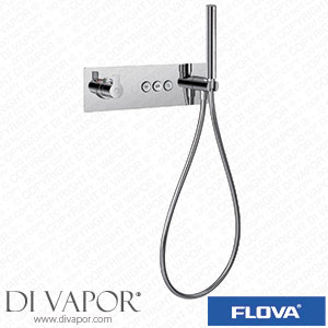 Flova SRTHGO3-V Spring 3-Outlet Horizontal Goclick Valve with Flow Control Spare Parts