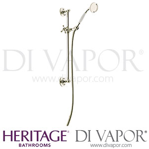 Heritage STA04 Shower Traditional Flexible Kit - Vintage Gold - Spare Parts