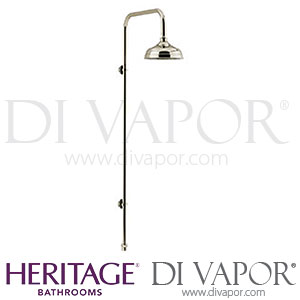 Heritage STA17 Shower Deluxe Fixed Kit with Rose - Vintage Gold - Spare Parts