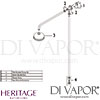 Heritage Fixed Kit Rose Shower Spares Drawing