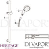Heritage Deluxe Flexible Riser Kit Shower Spare Parts Drawing