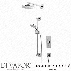 Roper Rhodes SVSET157 Event-Click Round Dual Function Push Button Shower System with Shower Head Riser Rail and Handset Spare Parts