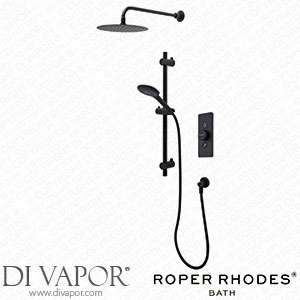 Roper Rhodes SVSET170 Event-Click Round Dual Function Push Button Shower System with Shower Head Riser Rail and Handset Matt Black Spare Parts