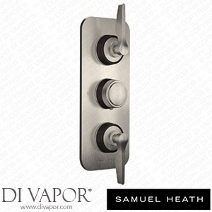 Samuel Heath T1002-LA-S40 Trim Set for V135-Is Thermostatic Valve - 2 Separate Flow Controls Spare Parts