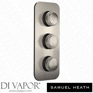 Samuel Heath T1003-R-S40 Trim Set for V132-Is Thermostatic Valve - 2 Way Diverter with Flow Control for 3Rd Outlet Spare Parts