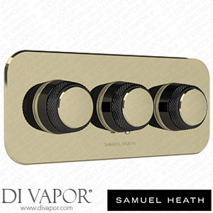 Samuel Heath T1005-CBR-B51 Trim Set for V135-Is Thermostatic Valve - 2 Separate Flow Controls Spare Parts