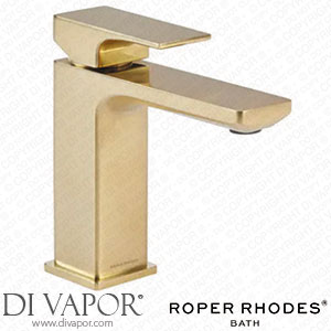 Roper Rhodes T396104 Metric Mini Basin Mixer with Click Waste - Brushed Brass Spare Parts