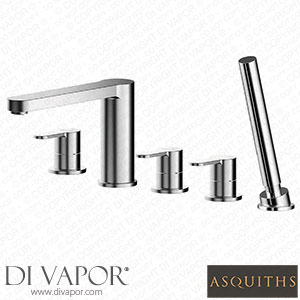 Asquiths Sanctity Deck Mounted Bath Shower Mixer (5TH) with Spout - TAA5126 Spare Parts