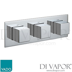 VADO TAB-128/2-NOT-C/P Tablet Notion Vertical Concealed 2 Outlet, 3 Handle Thermostatic Shower Valve Spare Parts