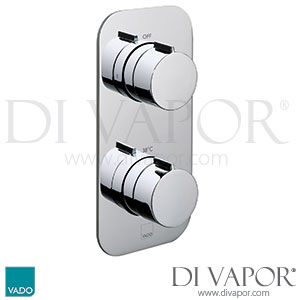 VADO TAB-148/2-ALT-C/P Tablet Altitude Vertical 2 Outlet, 2 Handle Thermostatic Shower Spare Parts