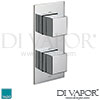 VADO Notion Vertical 2 Outlet 2 Handle Shower Spare Parts