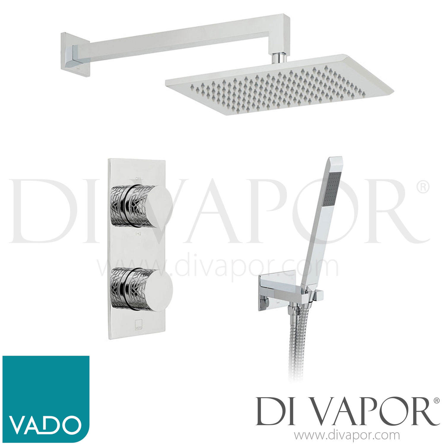 VADO TAB-1721/OMI-CP Omika Tablet Vertical Shower Valve Spare Parts