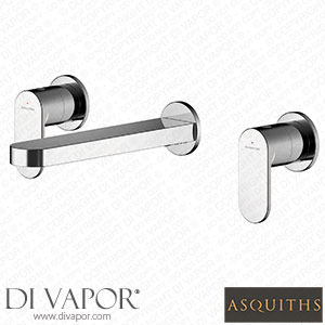 Asquiths Solitude Wall Mounted Basin Mixer (3TH) without Backplate - TAB5114 Spare Parts