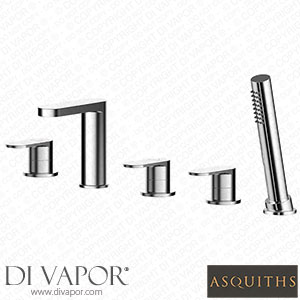 Asquiths Solitude Deck Mounted Bath Shower Mixer (5TH) with Spout - TAB5126 Spare Parts