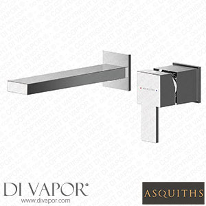 Asquiths Revival Wall Mounted Basin Mixer (2TH) without Backplate - TAC5112 Spare Parts