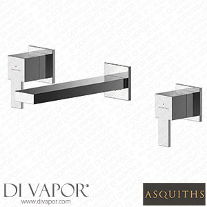 Asquiths Revival Wall Mounted Basin Mixer (3TH) without Backplate - TAC5114 Spare Parts