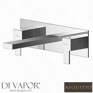 Asquiths Revival Wall Mounted Basin Mixer (3TH) with Backplate - TAC5115 Spare Parts