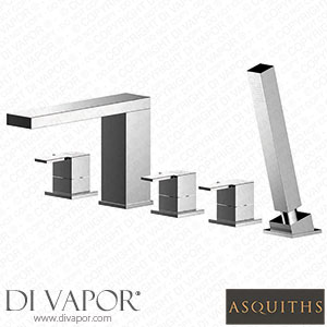 Asquiths Revival Deck Mounted Bath Shower Mixer (5TH) with Spout - TAC5126 Spare Parts