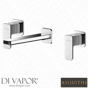 Asquiths Tranquil Wall Mounted Basin Mixer (3TH) without Backplate - TAD5114 Spare Parts