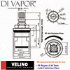 TAP4032 Velino Tap Hot Cartridge Diagram