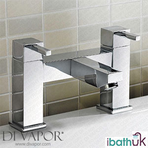 iBathUK TB25 Chrome Bath Filler Mixer Tap Square Bathroom Lever Tap Spare Parts