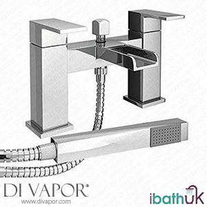 iBathUK TB3109 Modern Waterfall Bath Filler Mixer Tap with Bathroom Hand Held Shower Head Spare Parts