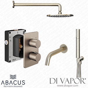 Abacus Shower Pack 5 Round Brushed Nickel TBKT-25-0765 Spare Parts