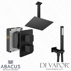 Abacus Shower Pack 4 Square Matt Black TBKT-25-2074 Spare Parts