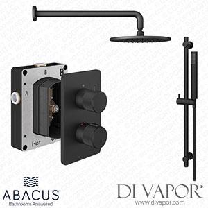 Abacus Shower Pack 2 Iso Pro Matt Black TBKT-25-2092 Spare Parts