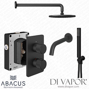 Abacus Shower Pack 5 Iso Pro Matt Black TBKT-25-2095 Spare Parts