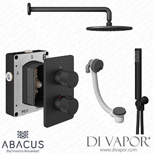 Abacus Shower Pack 6 Iso Pro Matt Black TBKT-25-2096 Spare Parts