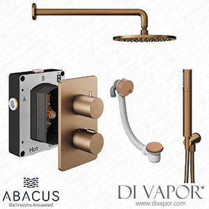 Abacus Shower Pack 6 Round Brushed Bronze TBKT-25-2866 Spare Parts