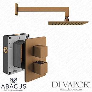 Abacus Shower Pack 1 Square Brushed Bronze TBKT-25-2871 Spare Parts