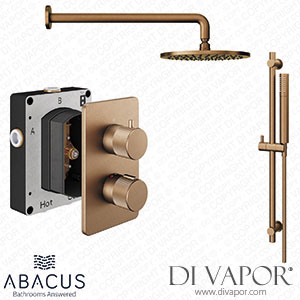 Abacus Shower Pack 2 Iso Pro Brushed Bronze TBKT-25-2892 Spare Parts