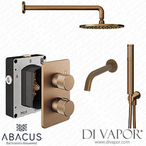 Abacus Shower Pack 5 Iso Pro Brushed Bronze TBKT-25-2895 Spare Parts