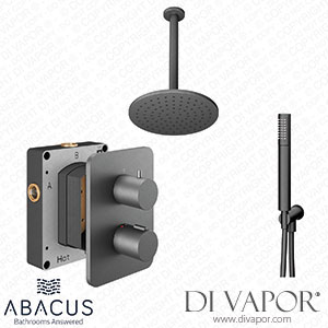 Abacus Shower Pack 4 Round Matt Anthracite TBKT-25-8664 Spare Parts