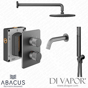 Abacus Shower Pack 5 Iso Pro Matt Anthracite TBKT-25-8695 Spare Parts