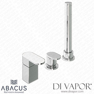 Abacus TBTS-052-3203 Ki Deck Mounted Bath Shower 3Th Chrome Spare Parts